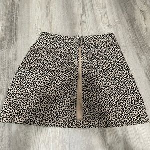 leopard forever 21 skirt